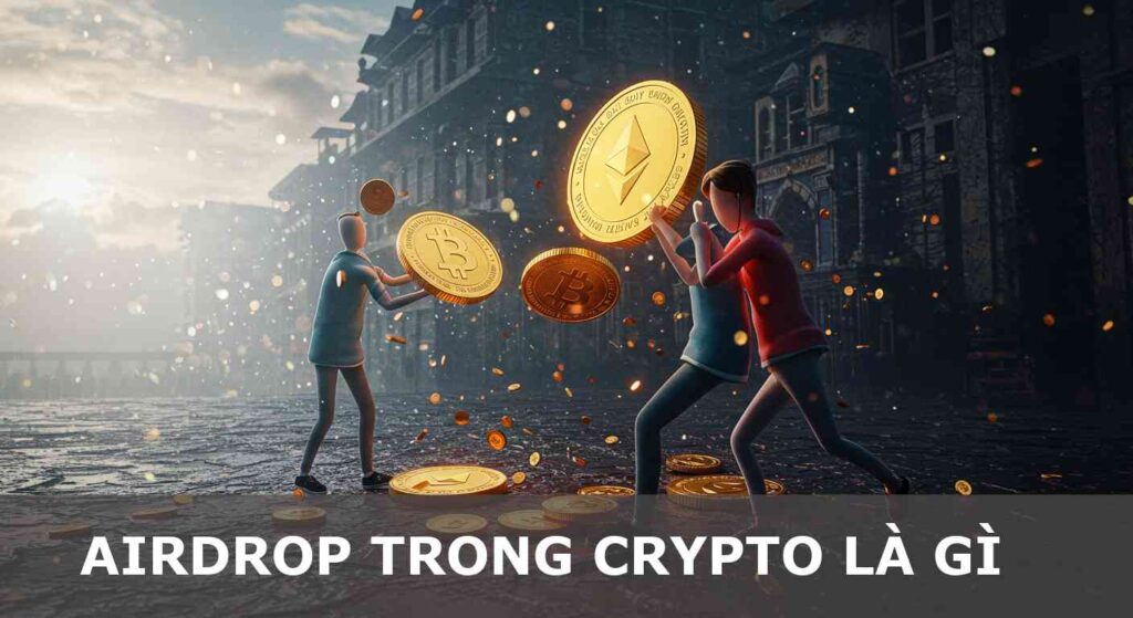 Ảnh minh họa cho Airdrop trong crypto là gì và cách tận dụng tiềm năng
