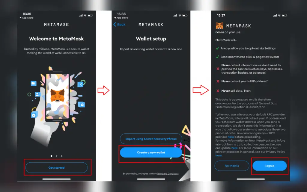 tạo ví metamask mới