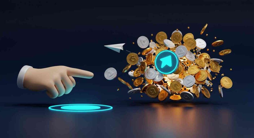 Airdrop telegram 2025 và xu hướng tap-to-earn bùng nổ Ảnh minh họa cho Airdrop telegram 2025 và xu hướng tap-to-earn bùng nổ
